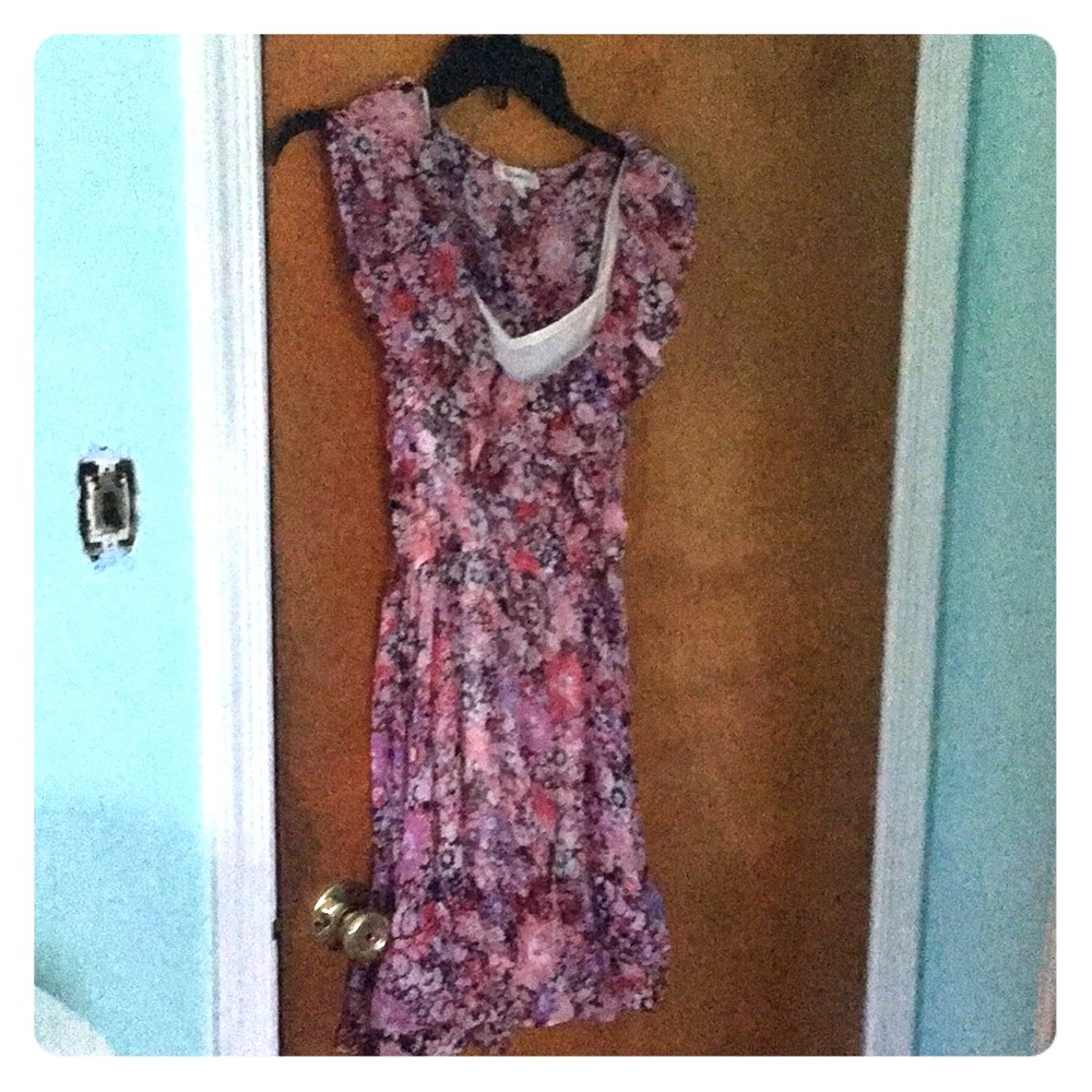 Pink Flower Dress